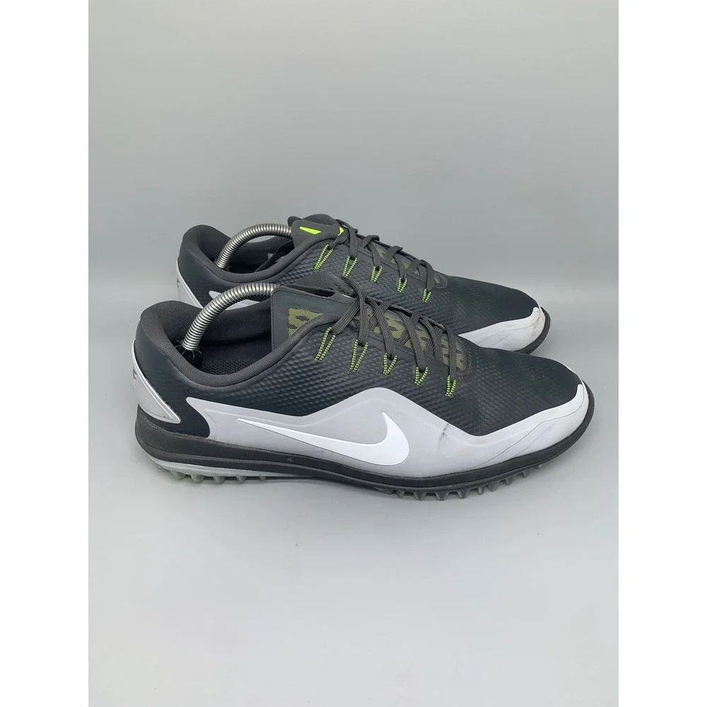 Nike Lunar Control Vapor 2 Wolf Grey Golf Shoes 899633-003‎ Men's Sz 10.5